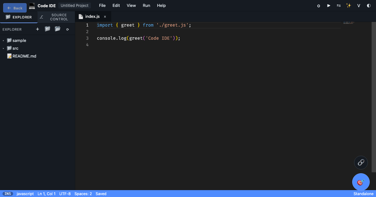 Code IDE — Monaco Editor in your Browser | Joe Heyming 💻